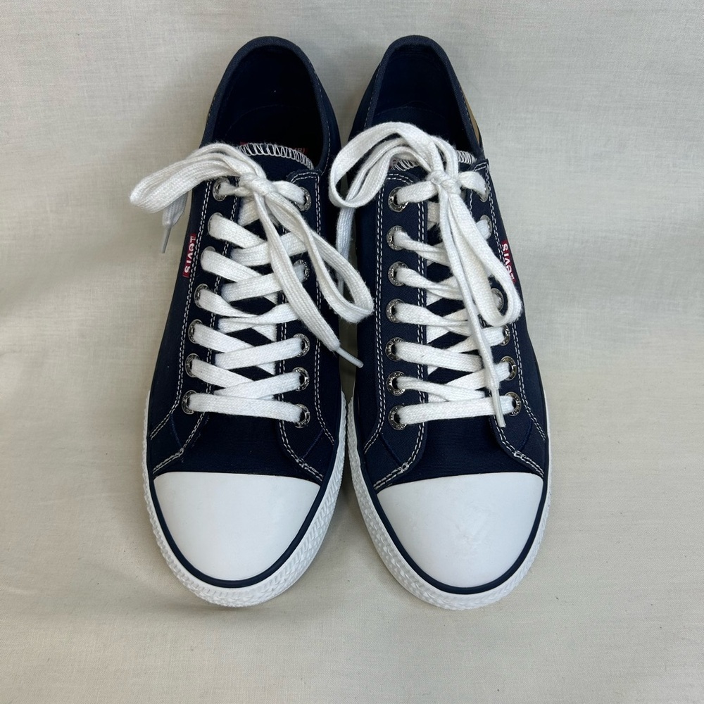 Levi’s Stan Buck Low-Top Sneakers – Navy Canvas – Men’s Size 9.5 - Picture 3 of 7